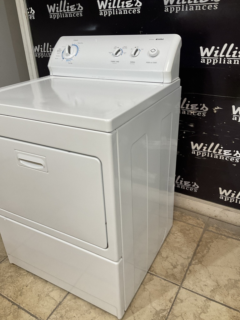 Kenmore Used Electric Dryer 220volts (30 AMP) 27inches {4 prong} (White) 