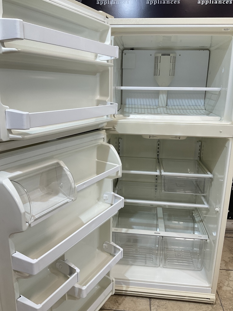 Kenmore Used Refrigerator Top and Bottom 30x65 1/2” (Bisque) 