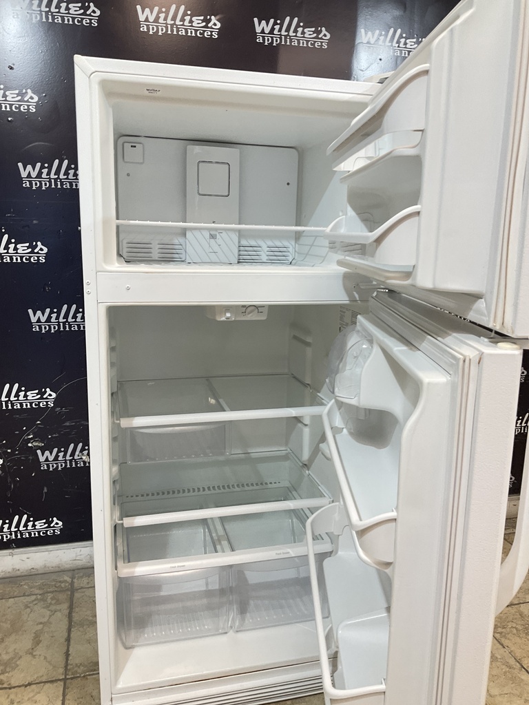 Frigidaire Used Refrigerator Top and Bottom 30x65 1/2’ (White) 