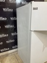 Frigidaire Used Refrigerator Top and Bottom 28x59 1/2” (White) 