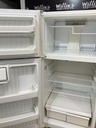 Hotpoint Used Refrigerator Top and Bottom 28x61 1/2” (White) 