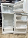 Ge Used Refrigerator Top and Bottom 28x67 (White) 