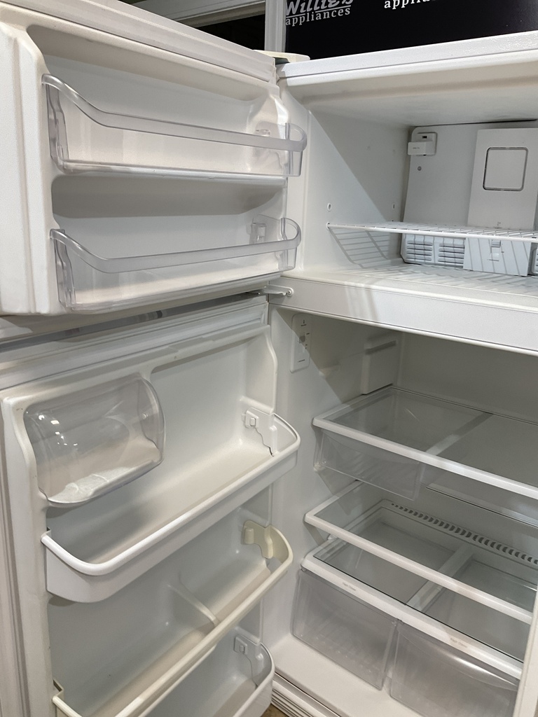 Frigidaire Used Refrigerator Top and Bottom 30x65 1/2” (White) 