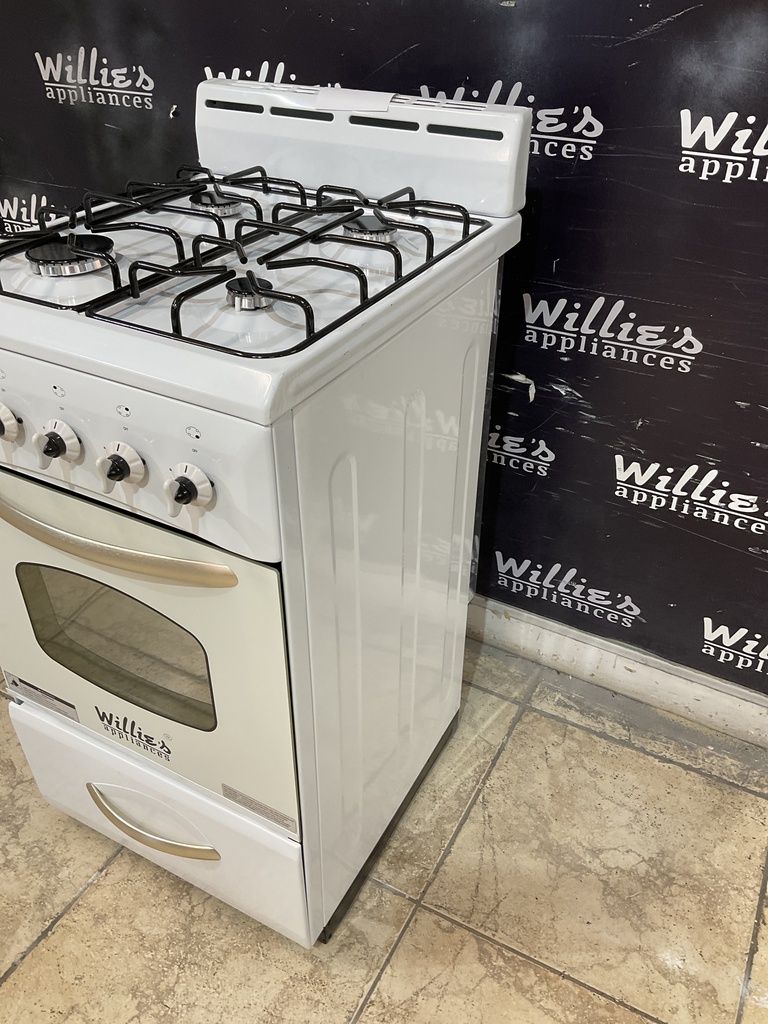 Willie’s Used Natural Gas Stove 19 1/2” (White) 