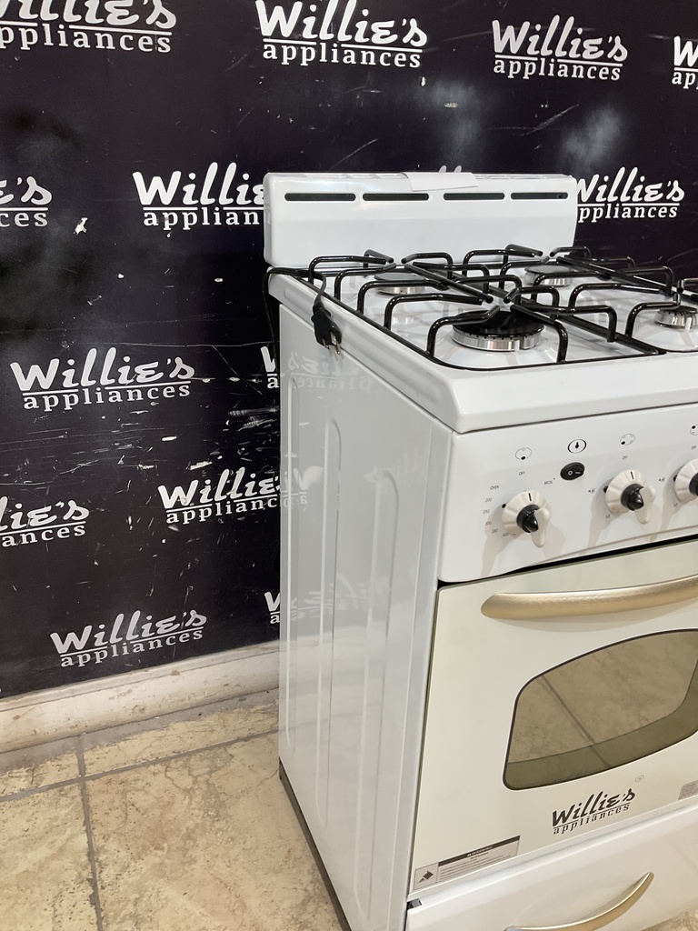 Willie’s Used Natural Gas Stove 19 1/2” (White) 