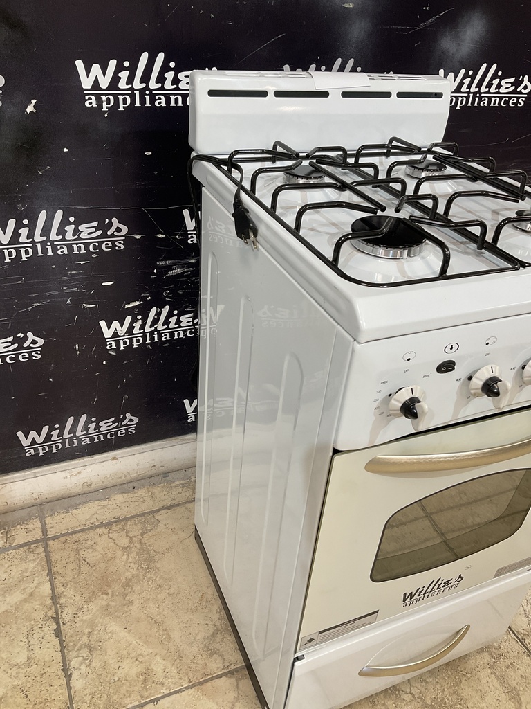 Willie’s Used Natural Gas Stove 19 1/2” (White) 