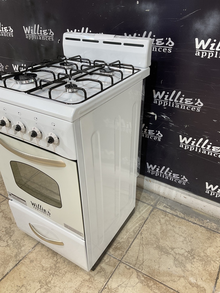 Willie’s Used Natural Gas Stove 19 1/2” (White) 