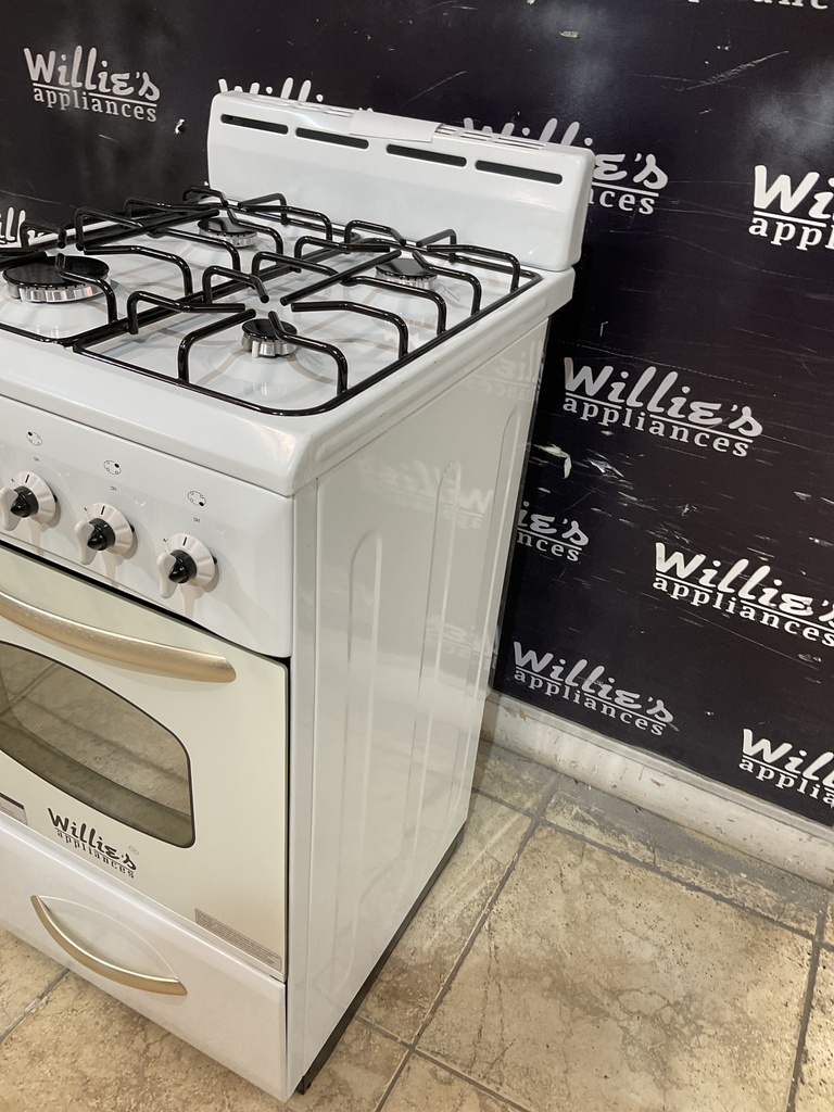 Willie’s Used Natural Gas Stove 19 1/2” (White) 