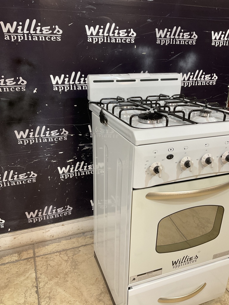 Willie’s Used Natural Gas Stove 19 1/2” (White) 