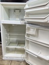 Frigidaire Used Refrigerator Top and Bottom 30x65 1/2” (White) 