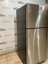 Ge Used Refrigerator Top and Bottom 30x66 1/2” (Stainless Steel) 