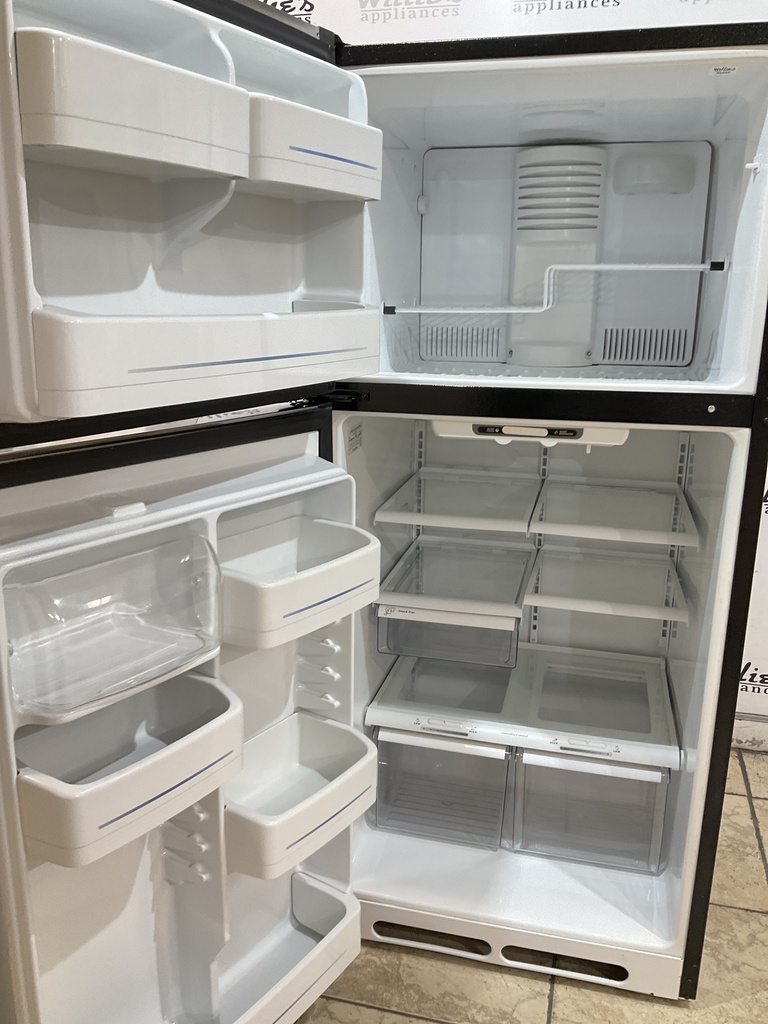 Ge Used Refrigerator Top and Bottom 30x66 1/2” (Stainless Steel) 