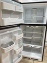 Ge Used Refrigerator Top and Bottom 30x66 1/2” (Stainless Steel) 