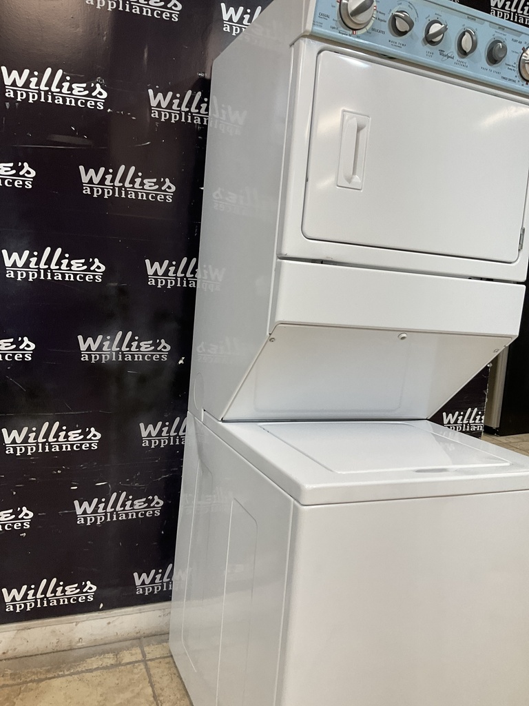 Whirlpool Used Natural Gas Unit Stackable 27x72 1/2” (White) 