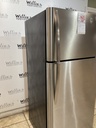 Frigidaire Used Refrigerator Top and Bottom 30x65 1/2” (Stainless Steel)