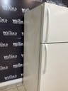 Frigidaire Used Refrigerator Top and Bottom 28x64 1/2” (Bisque) 