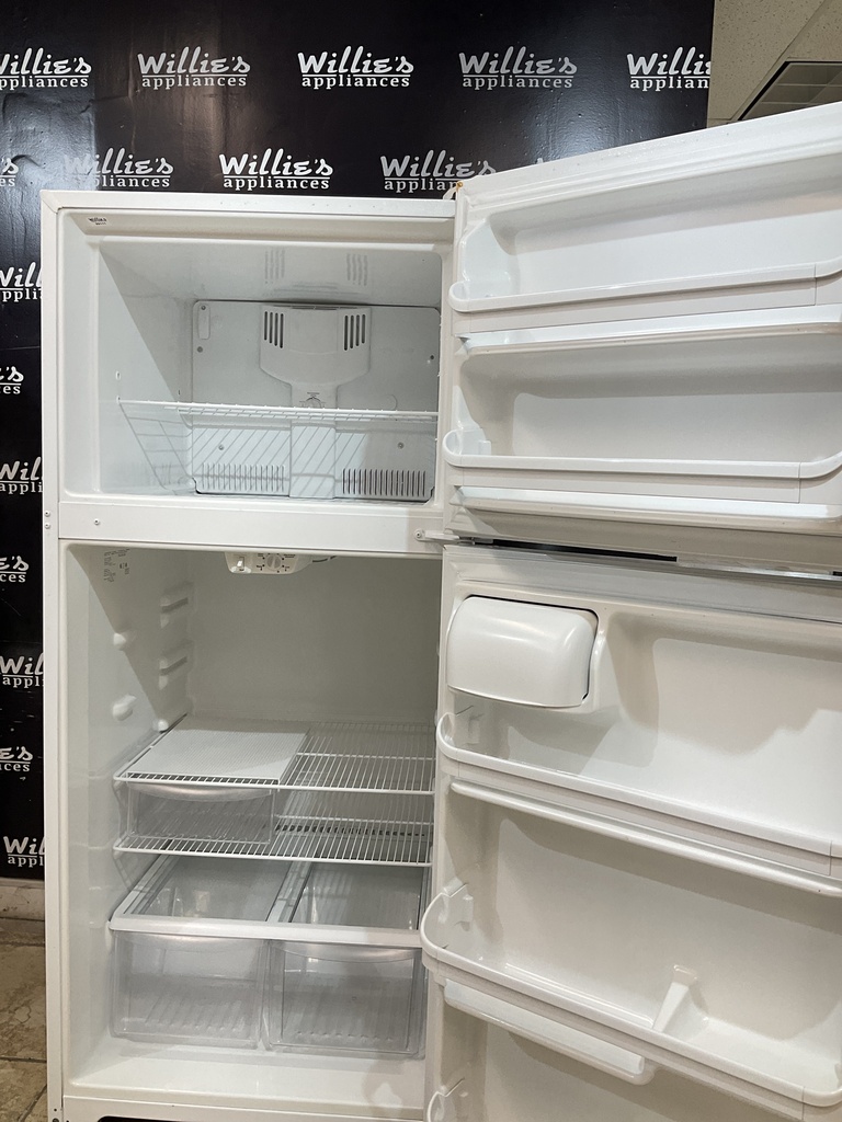 Frigidaire Used Refrigerator Top and Bottom 30x69 (White) 