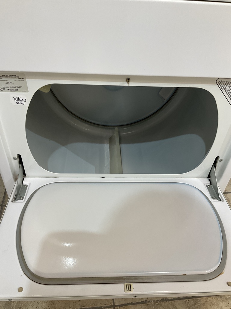 Whirlpool Used Electric Dryer 220volts (30 AMP) 29inches {3 prong} (White) 