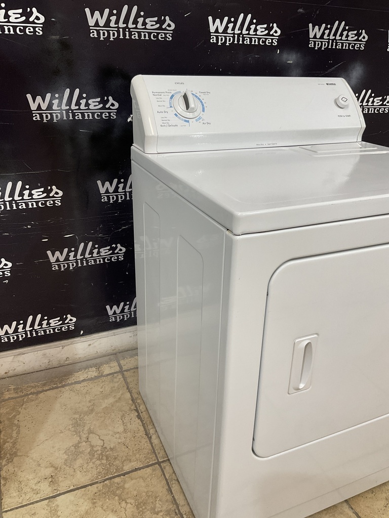 Kenmore Used Electric Dryer 220volts (30 AMP) 29inches {3 prong} (White) 