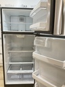 Ge Used Refrigerator Top and Bottom 28x66 1/2” (Stainless Steel) 