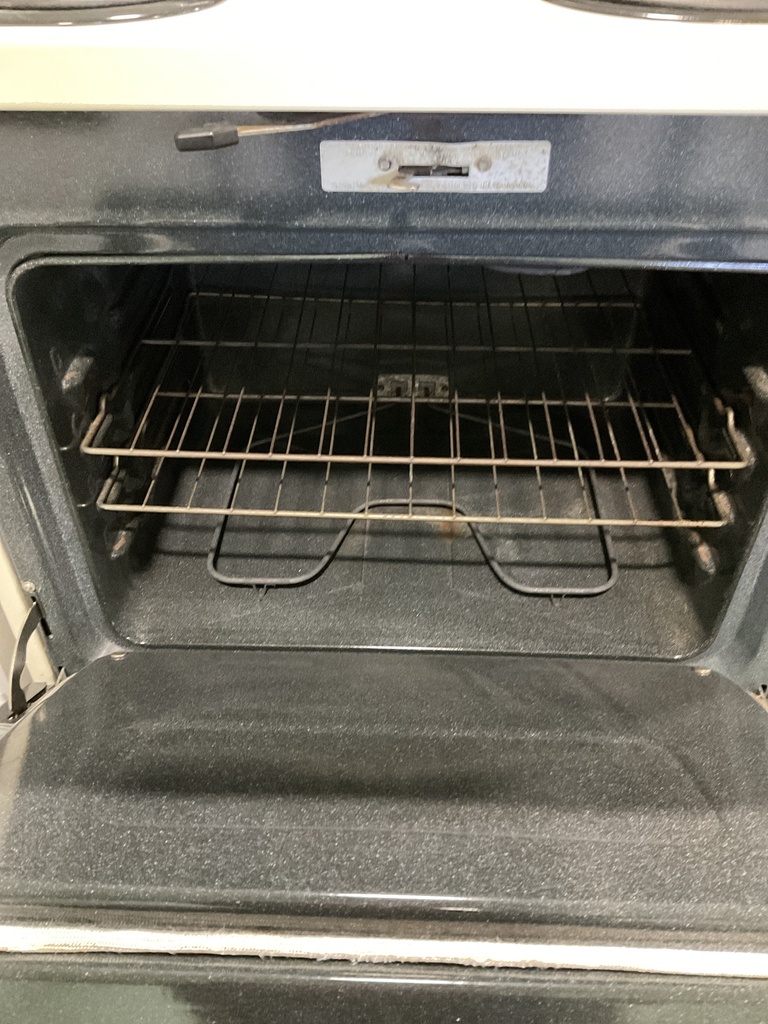 Hotpoint Used Electric Stove 220volts (40/50 AMP) 30inches (Bisque/Black) 