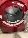 Lg Used Electric Dryer 220volts (30 AMP) 27inches {3 prong} (Red) 