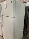 Ge Used Refrigerator Top and Bottom 28x64 1/2” (White) 