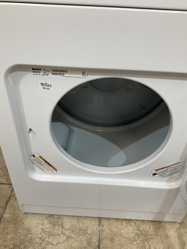 Kenmore Used Electric Dryer 220volts (30 AMP) 29inches (White) 