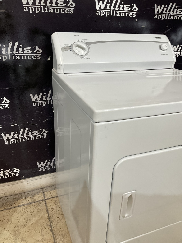 Kenmore Used Electric Dryer 220volts (30 AMP) 29inches (White) 