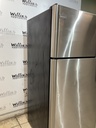 Frigidaire Used Refrigerator Top and Bottom 30x65 1/2” (Stainless Steel) 