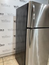 Frigidaire Used Refrigerator Top and Bottom 30x65 1/2” (Stainless Steel) 