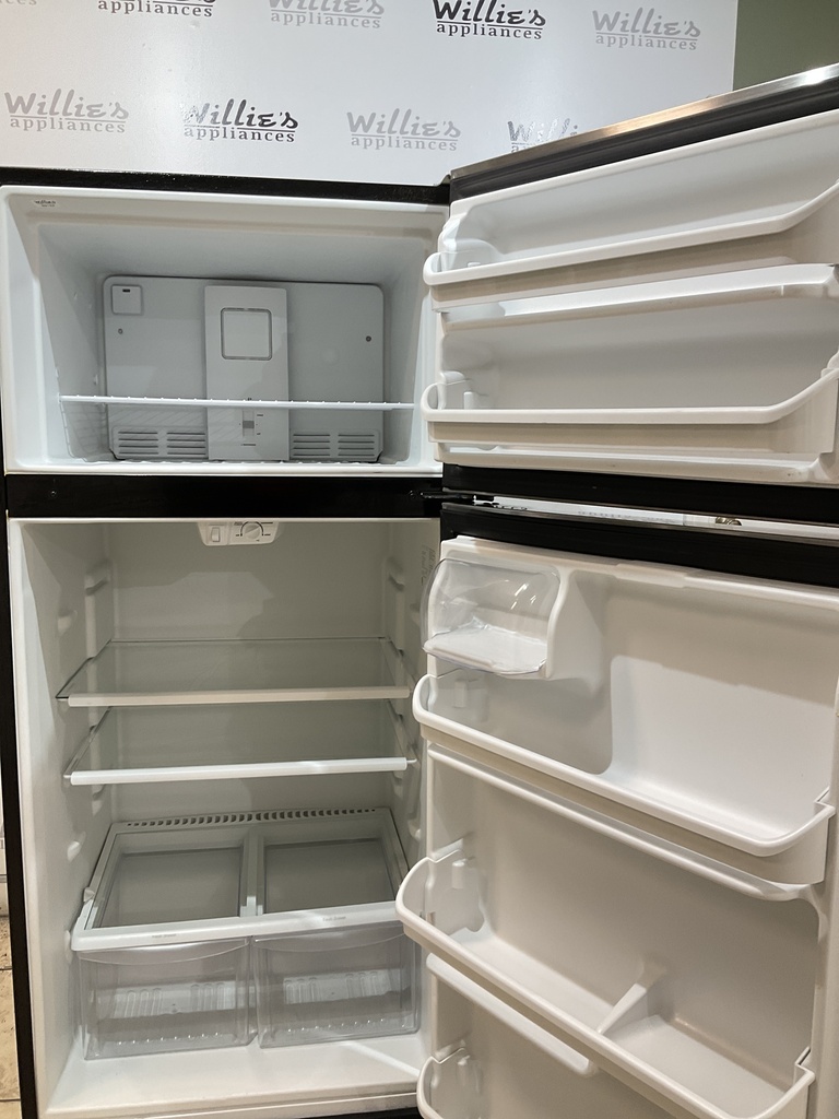 Frigidaire Used Refrigerator Top and Bottom 30x65 1/2” (Stainless Steel) 