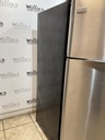 Frigidaire Used Refrigerator Top and Bottom 30x65 1/2” (Stainless Steel) 