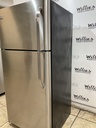 Frigidaire Used Refrigerator Top and Bottom 30x65 1/2” (Stainless Steel) 