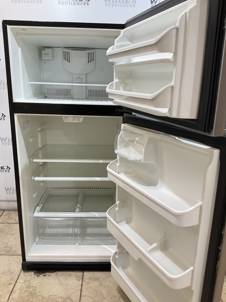 Frigidaire Used Refrigerator Top and Bottom 30x65 1/2” (Stainless Steel) 