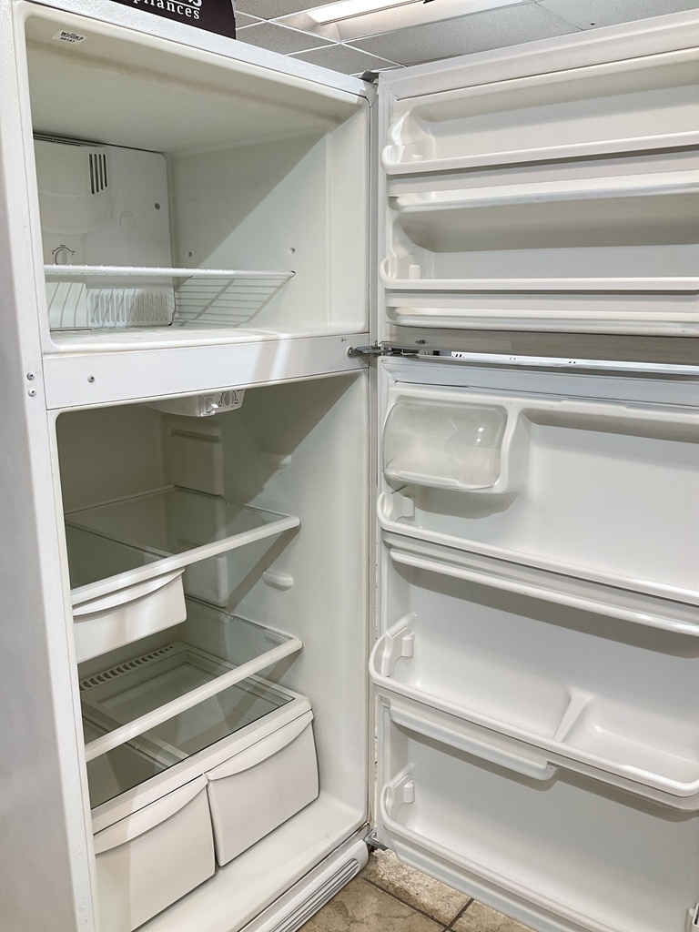 White Westinghouse Used Refrigerator Top and Bottom 30x65 1/2” (White) 