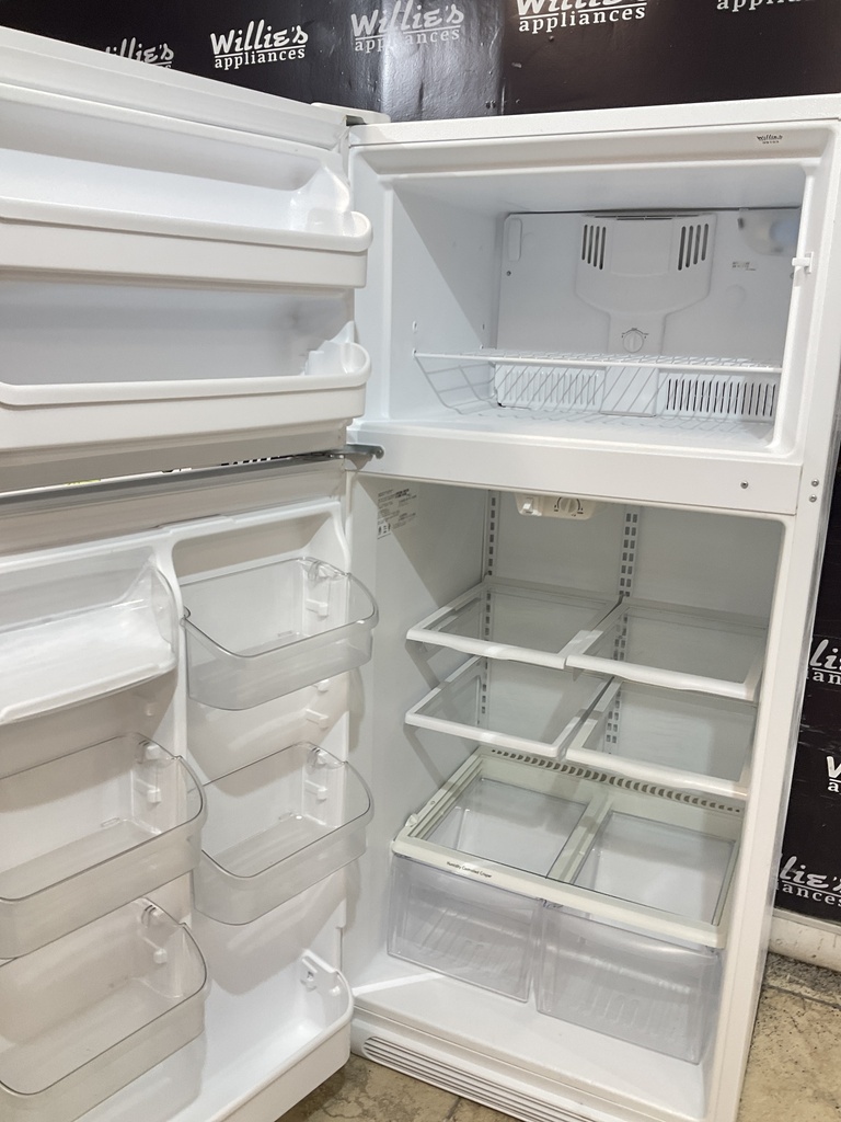 Kenmore Used Refrigerator Top and Bottom 30x65 1/2” (White) 