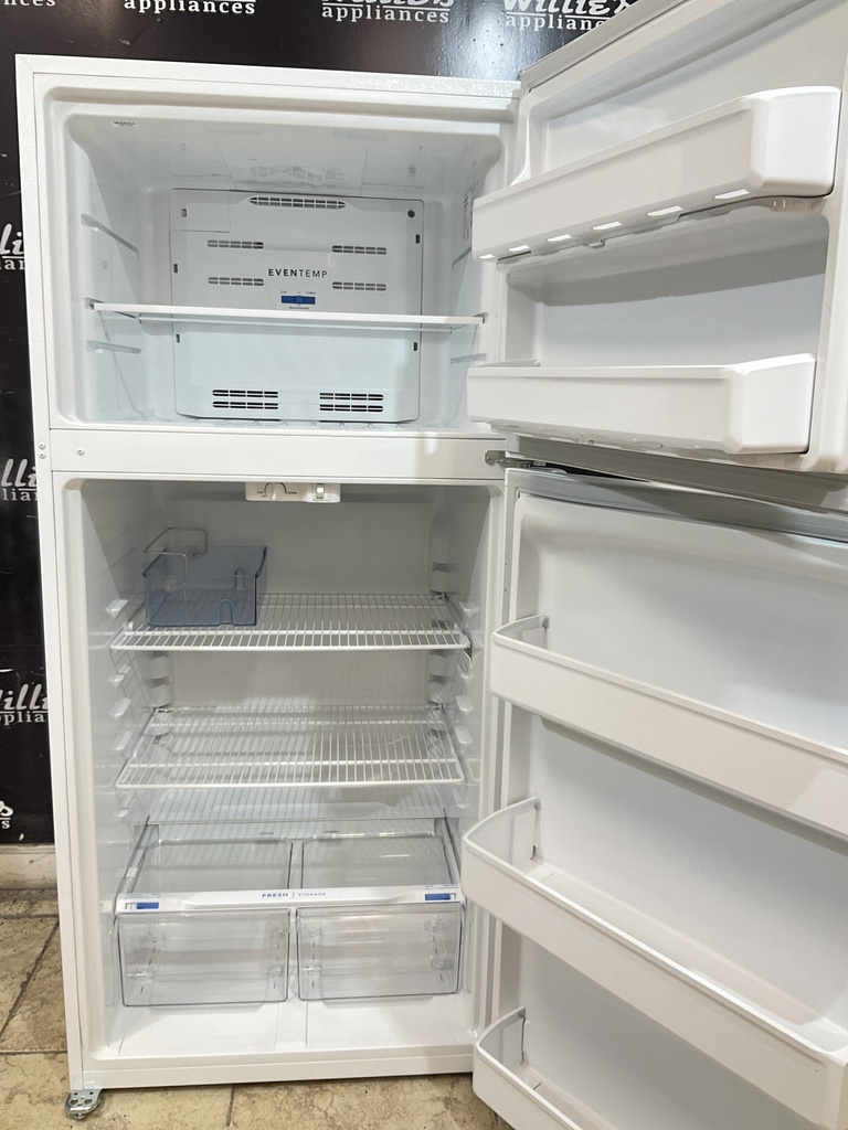 Frigidaire Used Refrigerator Top and Bottom 30x66 (White) 