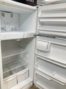 Frigidaire Used Refrigerator Top and Bottom 30x65 1/2” (White) 