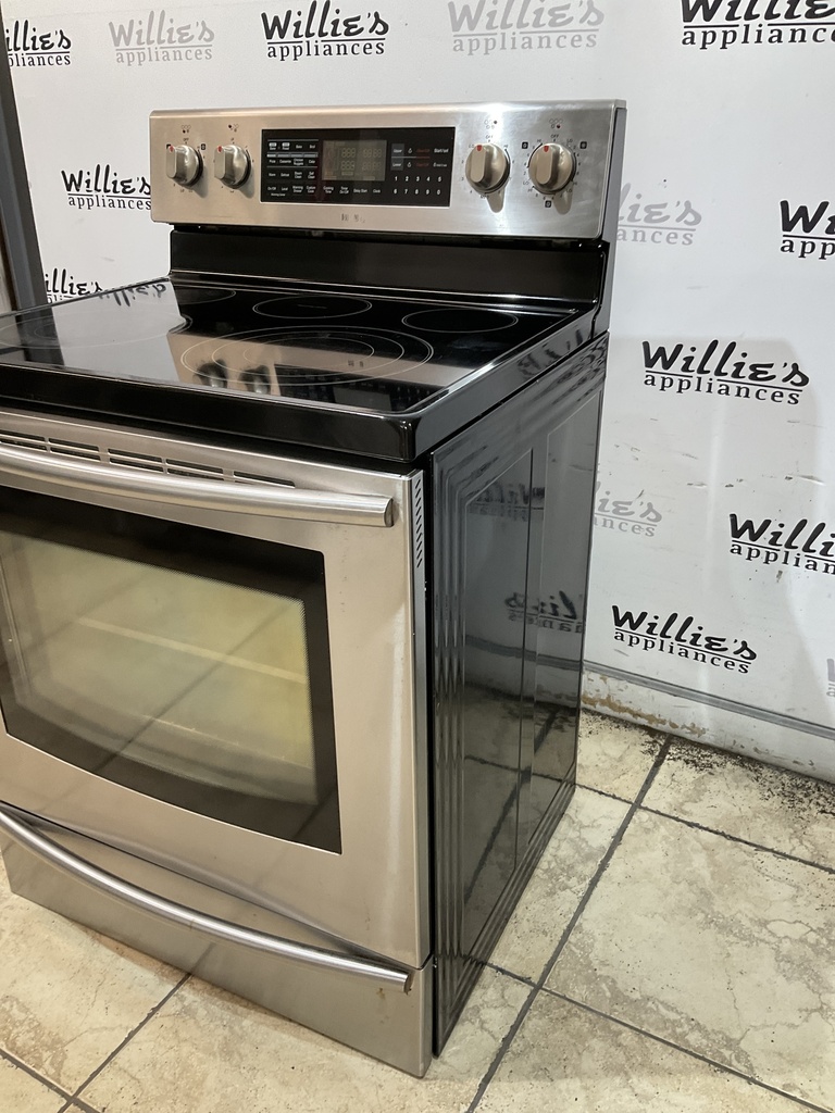 Samsung Used Electric Stove 220volts (40/50 AMP) 30inches {3 prong} (Stainless Steel) 