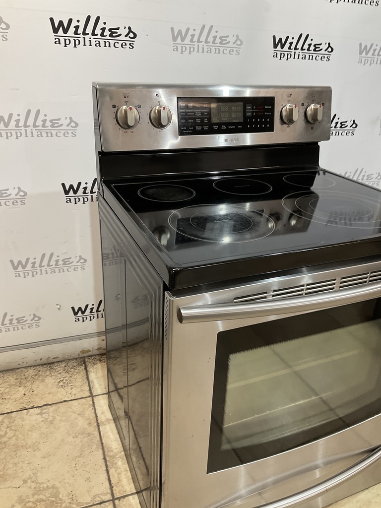 Samsung Used Electric Stove 220volts (40/50 AMP) 30inches {3 prong} (Stainless Steel) 