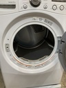 Lg Used Electric Dryer 220volts (30 AMP) 27inches {3 prong} (White) 