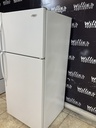 Whirlpool Used Refrigerator Top and Bottom 28x62 (White) 