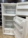 Whirlpool Used Refrigerator Top and Bottom 28x62 (White) 