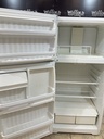 Hotpoint Used Refrigerator Top and Bottom 28x61 1/2” (White) 