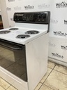 Frigidaire Used Electric Stove 220volts (40/50 AMP) 30inches {no cord} (White/Black) 