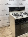 Hotpoint Used Natural Gas Stove 39inches (Bisque/Black) 