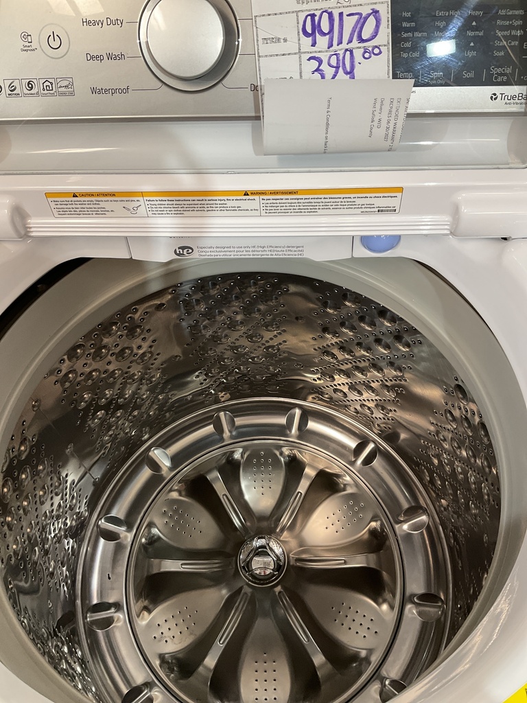 Lg Used Washer Top-load 27inches (White)