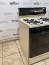 Ge Used Natural Gas Stove 30inches (Bisque/Black) 
