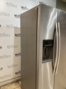 Whirlpool Used Refrigerator Side by Side 36x68 1/2” (Stainless Steel) 